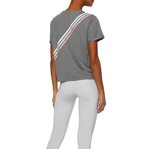 Iris + Ink Revolve Brand Gray Graphic Tee Shirt